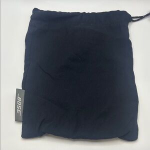 Bose Black Soft Drawstring Accessory Bag Pouch